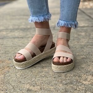 SOLD Strappy espadrilles